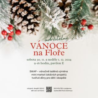 🌿 Zažijte kouzlo Udržitelných Vánoc na Floře! 🎄 Vstupte s námi do adventu poklidně, bez stresu a shonu. Čeká vás výměna...