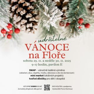 🌿 Zažijte kouzlo Udržitelných Vánoc na Floře! 🎄 Rok se s rokem sešel a vy máte znovu možnost vstoupit s námi do adventu...